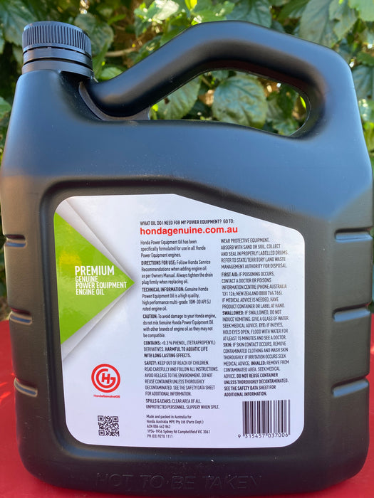 Honda 10W30 Oil - 4 Litre